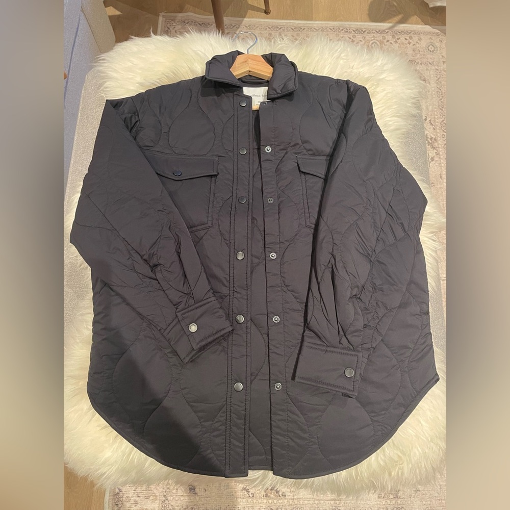 Aritzia Black Quilted Jacket